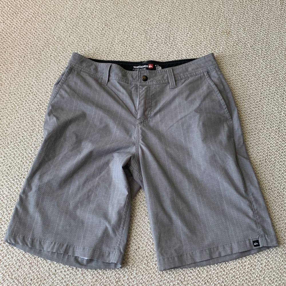 Gray Quicksilver Amphibian hybrid shorts 30